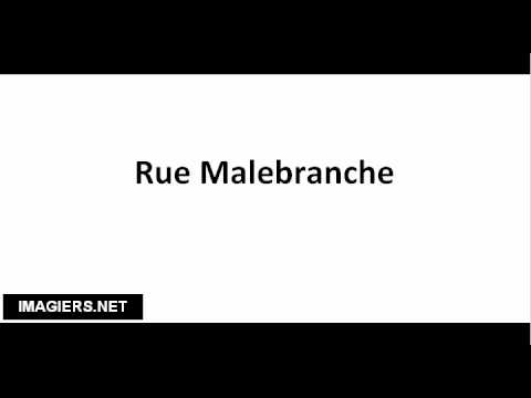 How to pronounce Rue Malebranche