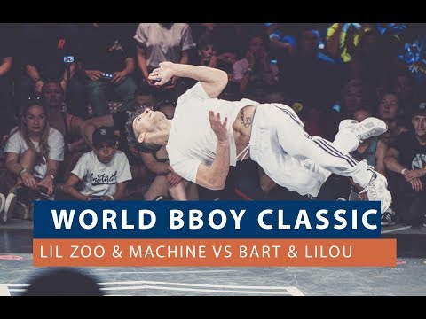 Lil Zoo & Machine vs Bart & Lilou | QUARTER FINAL | WORLD BBOY CLASSIC 2018