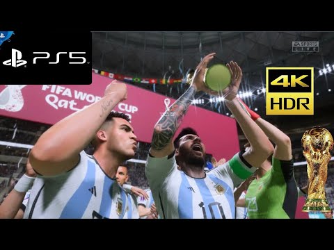 FIFA 23 - Argentina Vs France | Final | Trophy Lifting | Ps5™️ Gameplay | [4K 60FPS]