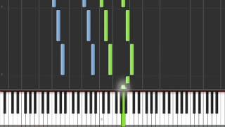 Les Voyages en Train (Grand Corps Malade) - Synthesia Piano Tuto