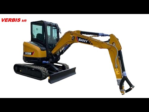 Gépbemutatás - Sany SY35U videó