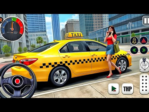 Luxury Prado Taxi Driving in US City – Real Cab Parking Simulator 3D | Android GamePlay