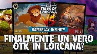 1️⃣​ ABBIAMO IL PRIMO MAZZO OTK SU DISNEY LORCANA?! Verde/Rosso OTK VS Greenfasa Gameplay Infinity