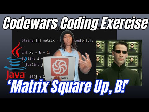 Codewars Exercise Matrix Square Up B Java