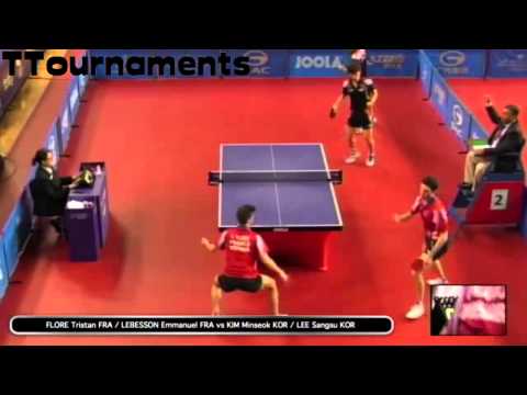 Lebesson/Flore Vs Kim Min Seok/Lee Sang Su:Men's Doubles: Qatar Open 2014