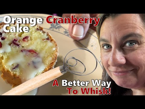 Cool Kitchen Gadget | Orange Cranberry Cake and Danish DOUGH Whisk