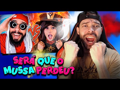 PERDEU? 🔥 REAGINDO a HUTAO (Genshin Impact) Vs. Mussa - Batalha de Rap
