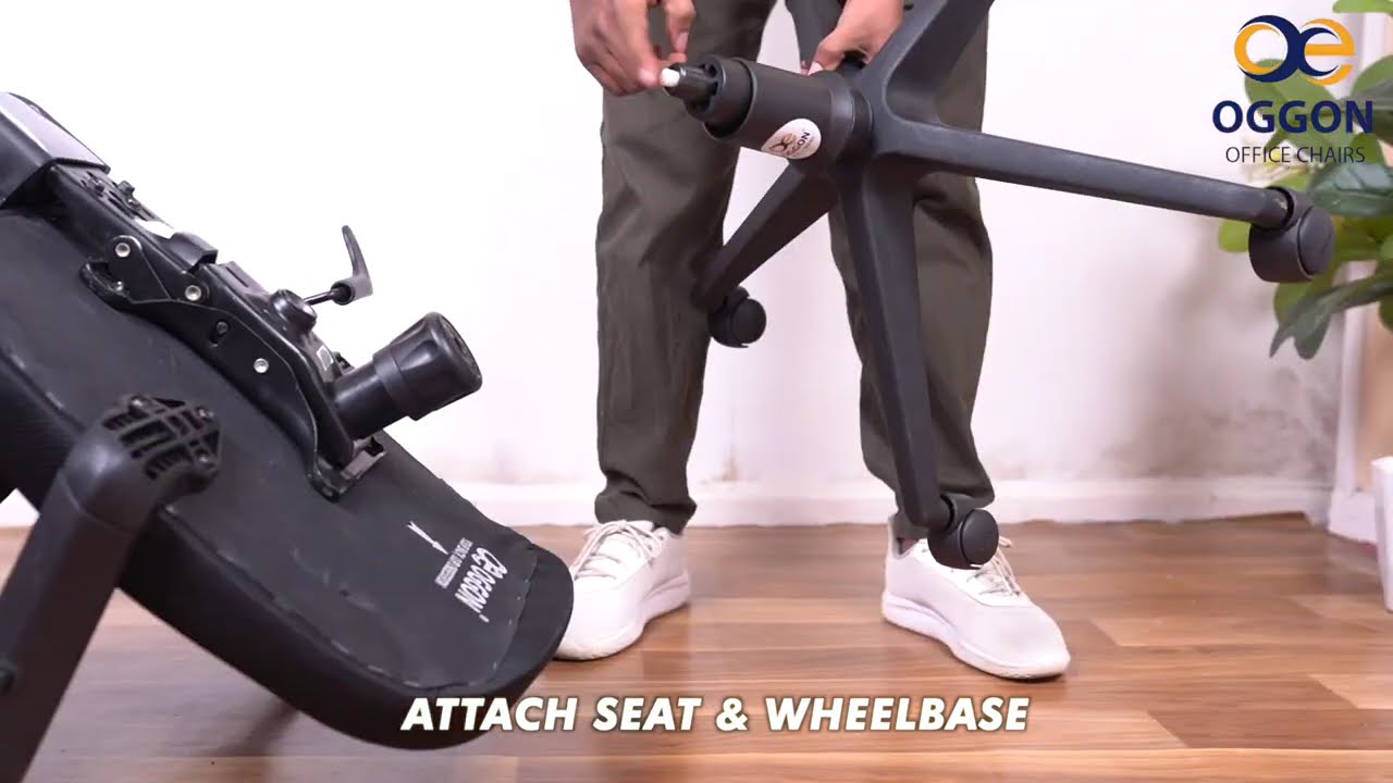 OGGON Marcoos High Back Ergonomic Mesh Office Chair — assembly guide