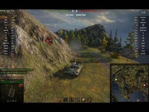 World of Tanks - IS6, Top Gun - Fjords Showdown! (Antisync POV)