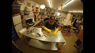 Skinning a brook trout: Part 5