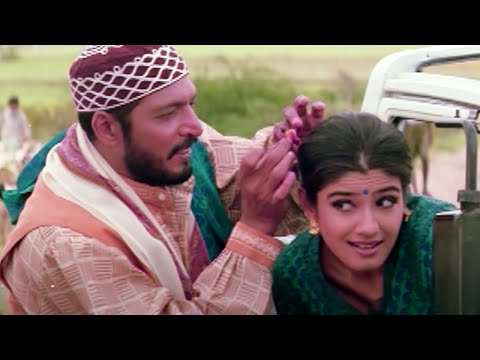 तेरा गम मेरा गम (गुलाम-ए-मुस्तफ़ा) | Nana Patekar, Raveena Tandon | कविता कृष्णमूर्ति, हरिहरन