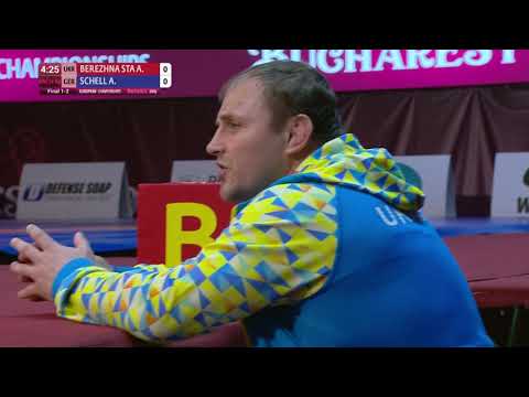 GOLD WW - 72 kg: A. BEREZHNA STA (UKR) v. A. SCHELL (GER)