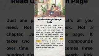 Read One English Page Daily | English Reading and Listening Practice #englishforbeginners