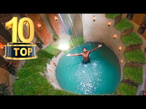 TOP 10 CONSTRUÇÕES PRIMITIVAS INCRIVÉIS - SÓ AS MELHORES [OLHA SÓ O RESULTADO]