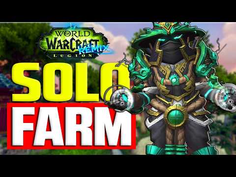 New GEAR & INFINITE POWER Farm! (Fully Solo) | WoW: Legion Remix