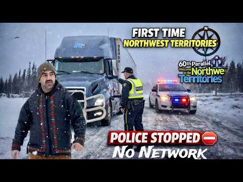 First time Driving in Northwest Terrritories on VOLVO Truck 🥶 | 822