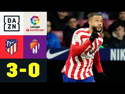 3 Tore in 10 Minuten! Atleti siegt bei Depay-Debüt: Atletico Madrid - Valladolid 3:0 | LaLiga | DAZN