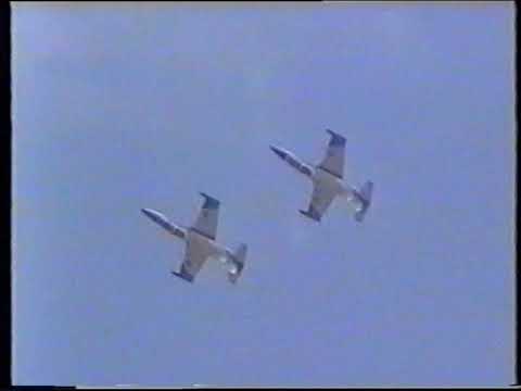 Biele Albatrosy - White Albatrosses L-39 Slovak Air Force display team CIAF 2002