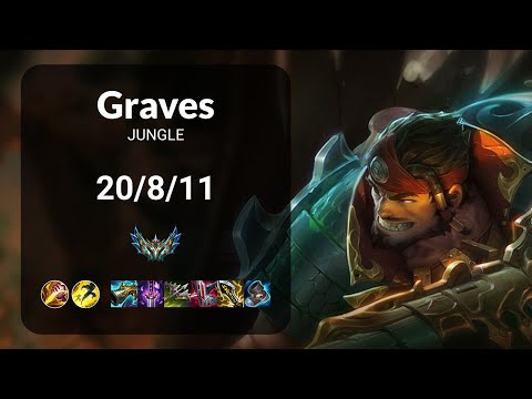 Graves vs Skarner JUNGLE - KR CHALLENGER Patch 14.22