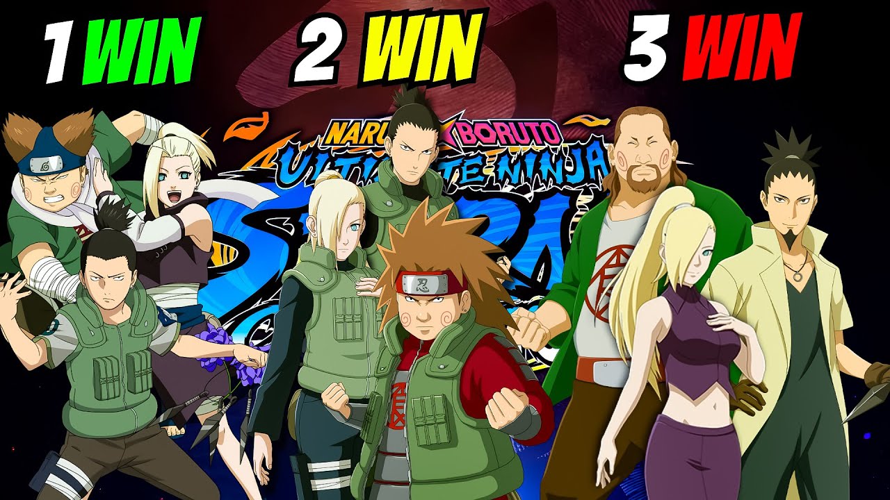 A CADA VITÓRIA O INO-SHIKA-CHO EVOLUI NO NARUTO STORM CONNECTIONS