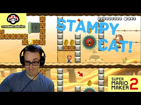 Stampycat's Levels! Super Mario Maker 2 Heello its Stampy!
