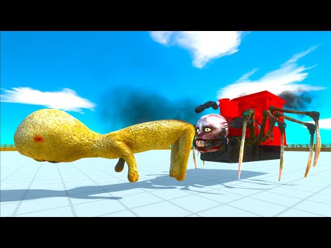 Scp 173 vs monsters Animal Revolt Battle Simulator