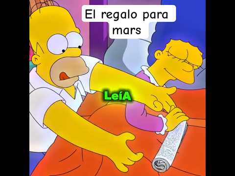 El cumpleaños de mars #thesimpsons #simpsons