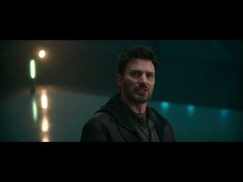Red One 2024 Trailer 2 thumbnail with Dwayne Johnson and Chris Evans in action-Christmas set pieces