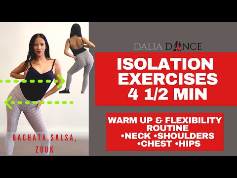 ISOLATION exercises | FULL body 4 1/2 min routine 🤩 [FOLLOW ALONG] {MASTER Body/booty/neck rolls}🔥