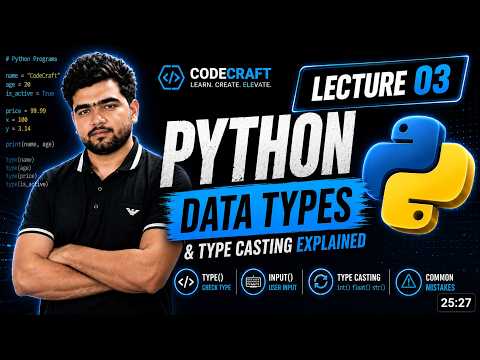Python Data Types Explained Int Float Str Type Casting For Beginners