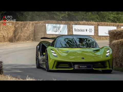 2000HP Lotus Evija (1700Nm) Flatout at Goodwood FOS
