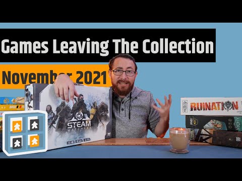 Games Leaving My Collection: November 2021 - The Easiest Month In Awhile