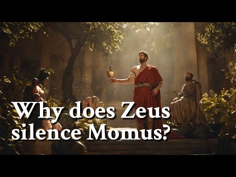 Why does Zeus silence Momus? Greek Mythology Story