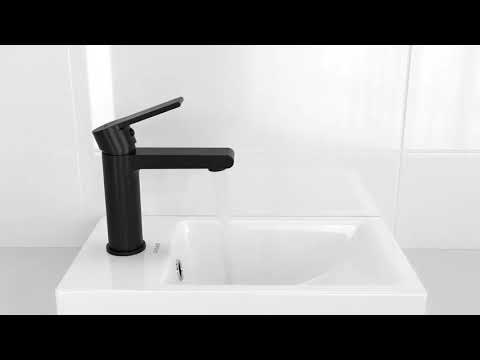 Обзор смесителя для раковины Cersanit Brasko Black А63107