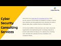 CYBER SECURITY CONSULTING IT SECURITY CONSULTING RISK MANAGEMENT