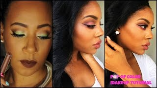 Pop Of Color Springtime Makeup Tutorial & Cut Crease | PrettiestProblem Collab