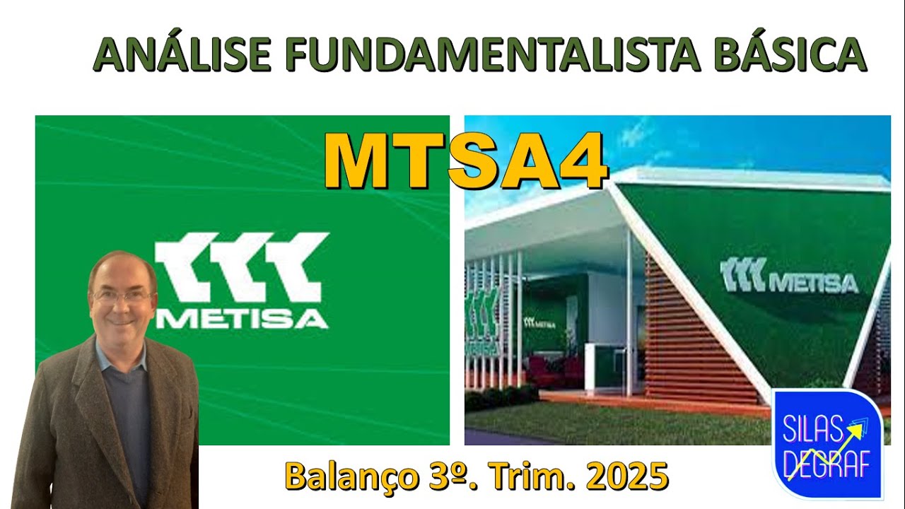 MTSA4 - METAL. TIMBOENSE S/A - METISA . ANÁLISE FUNDAMENTALISTA BÁSICA. PROF. SILAS DEGRAF. 09/25