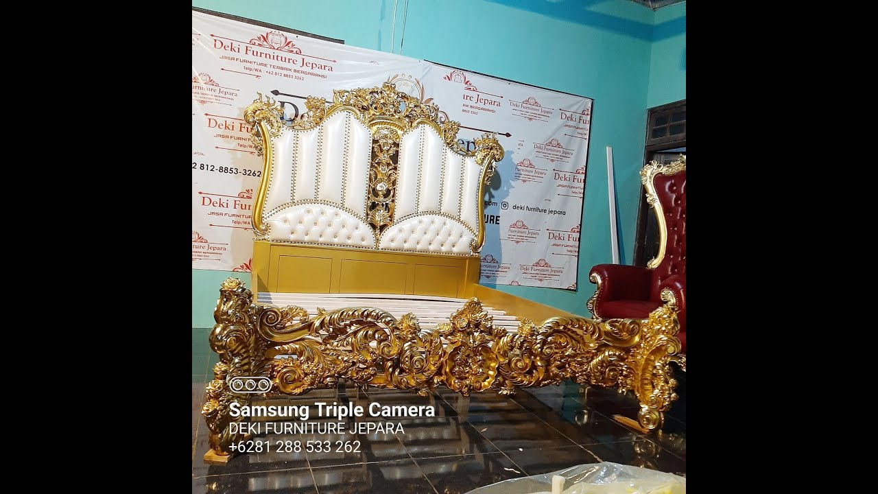 TEMPAT TIDUR UKIRAN JEPARA MEWAH 3D Dipan Ukir Jepara terbaru FURNITURE JEPARA TERBARU Mebel Jepara❗