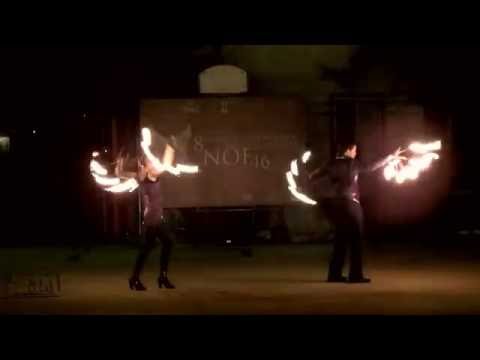 Всероссийский фестиваль огненных искусств Nof16 Елена и Кысь