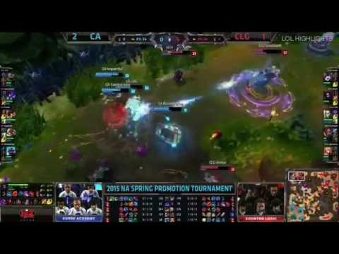 LoL Highlights   CLG vs Curse Academy Game 4 S5 NA LCS Spring Promotion Bo5 Highlights Counter Logic