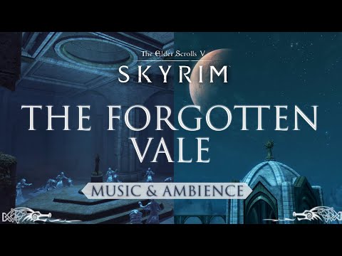 The Forgotten Vale | Relaxing Skyrim Music & Ambience | Forests, Mountains, Rivers | 3 Hours