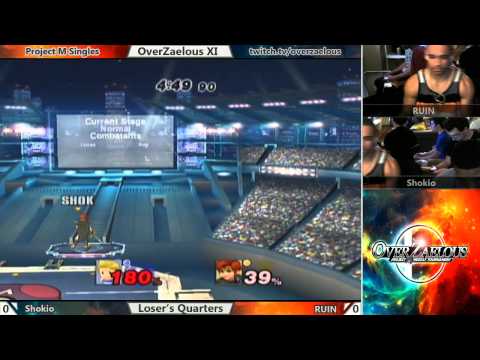 OverZaelous XI: Shokio (Roy) vs. RUIN (Lucas) - Loser's Quarters