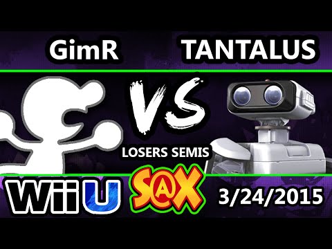S@X - VGBC | GimR (G&W) Vs. VGBC | Tantalus (ROB) SSB4 Losers Semis - Smash 4 - Smash Wii U