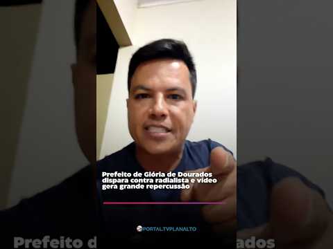 🚨 Prefeito Surta E Detona Radialista Com Ofensas Em Vídeo Viral! #gloriadedourados