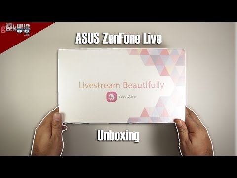 Unboxing the ASUS ZenFone Live (with Media box)