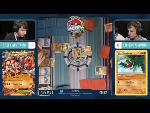Pokemon TCG World Championship 2015 Master Division - Ross Cawthon vs Simon Narode (Game 1)
