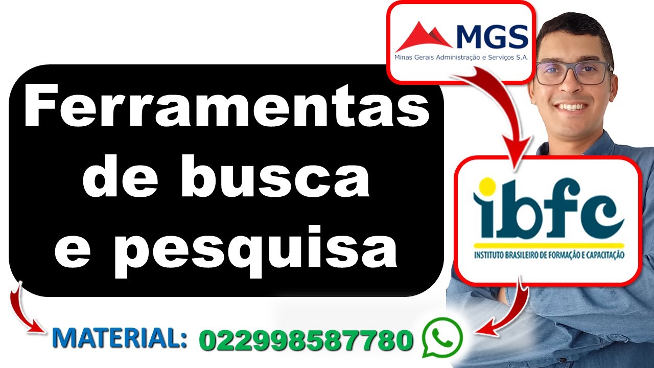 Ferramentas de busca e pesquisa | Sítios de busca e pesquisa na Internet | Noções de Informática