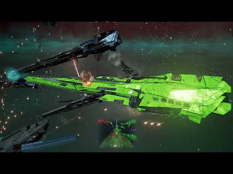 X4 War - Big endgame war vs Ossian Raider