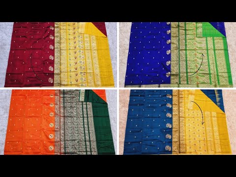 Paithani meenakari light korvai collections sarees| korvai silk sarees| paithani pattu sarees