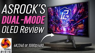 ASRock PGO32UFS: Dual-Mode 4K 240Hz / 1080p 480Hz Tested!